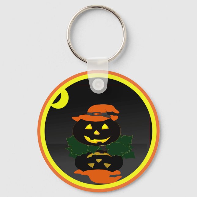 Chaveiro Jack O Lantern e sua Reflexão - (Frente)