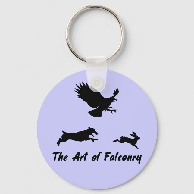 Chaveiro Jack Russel e Falconry (Frente)