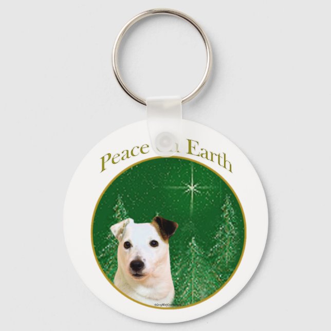 Chaveiro Jack Russell Terrier Peace (Frente)
