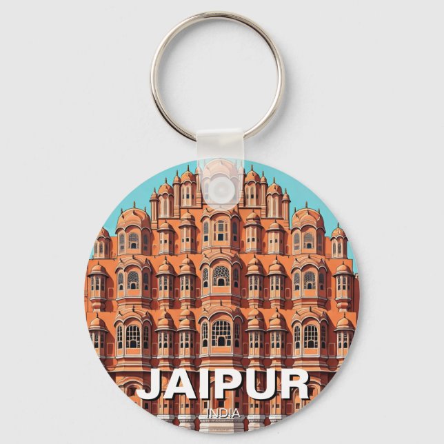 Chaveiro Jaipur Hawa Mahal Souvenir (Frente)