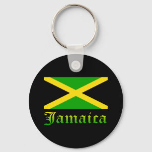 Chaveiro Jamaica Flag, Black, Green and Yellow