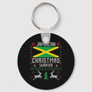 Chaveiro Jamaica Flag Jamaican Christmas Sweater