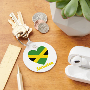 Chaveiro Jamaica Heart Flag