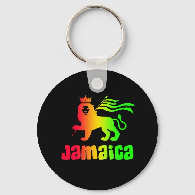 Chaveiro Jamaica Rasta Leão (Frente)