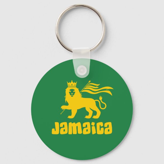 Chaveiro Jamaica Rasta Lion (Frente)