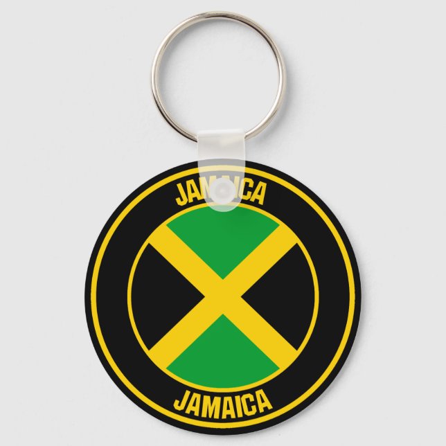 Chaveiro Jamaica Round Emblem (Frente)