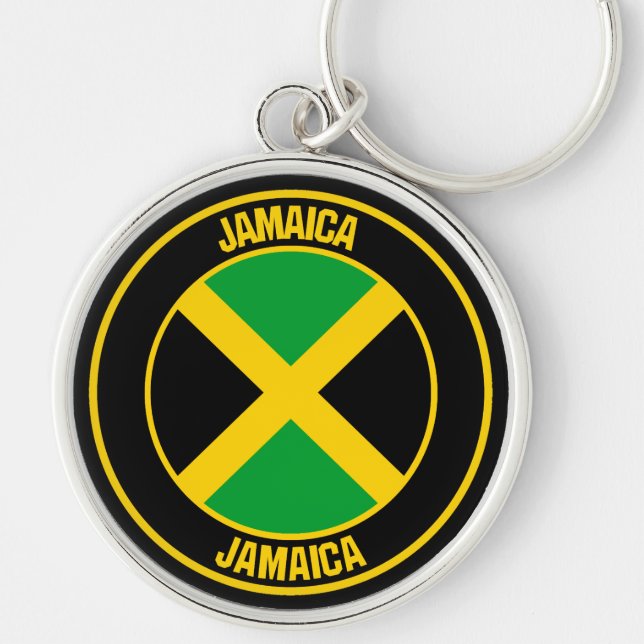 Chaveiro Jamaica Round Emblem (Frente)