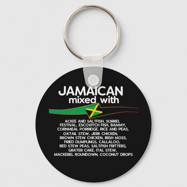 Chaveiro Jamaicano Misturado com Jamaica Orgulhosa (Frente)