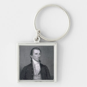 Chaveiro James Monroe, gravado pelo calcinador Brown Durand