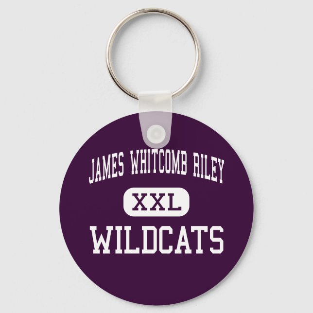Chaveiro James Whitcomb Riley - Wildcats - South Bend (Frente)