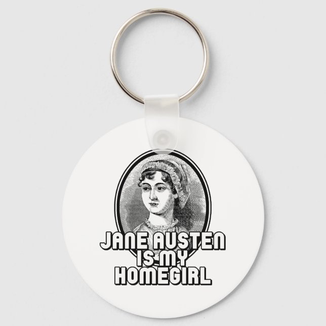 Chaveiro Jane Austen (Frente)