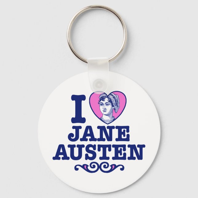 Chaveiro Jane Austen (Frente)
