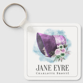 Chaveiro Jane Eyre Bonnet Purple Bonnet e Flores