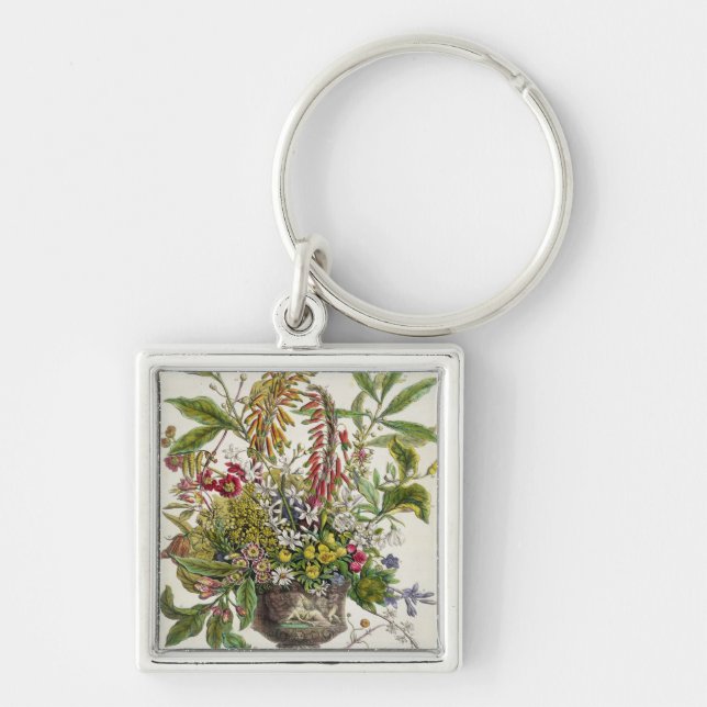 Chaveiro Janeiro, do ` doze meses das flores (Frente)