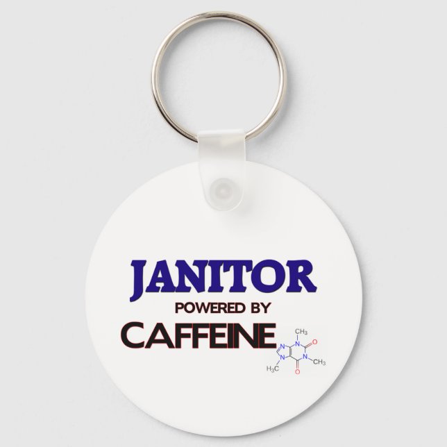 Chaveiro Janitor acionado pela cafeína (Frente)