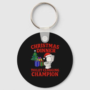 Chaveiro Jantar de Natal Desentupindo a Privada Chamon _ Ch