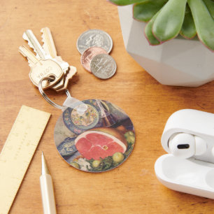 Chaveiro Janto Vintage Ham com Feijões Verdes e Batatas