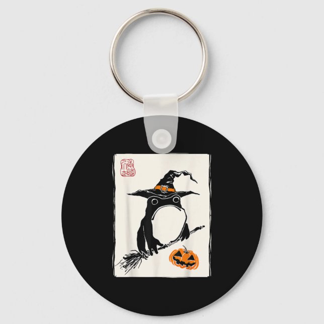 Chaveiro Japanese Mpy Frog Witch Men Women Kids Funny Hallo (Frente)