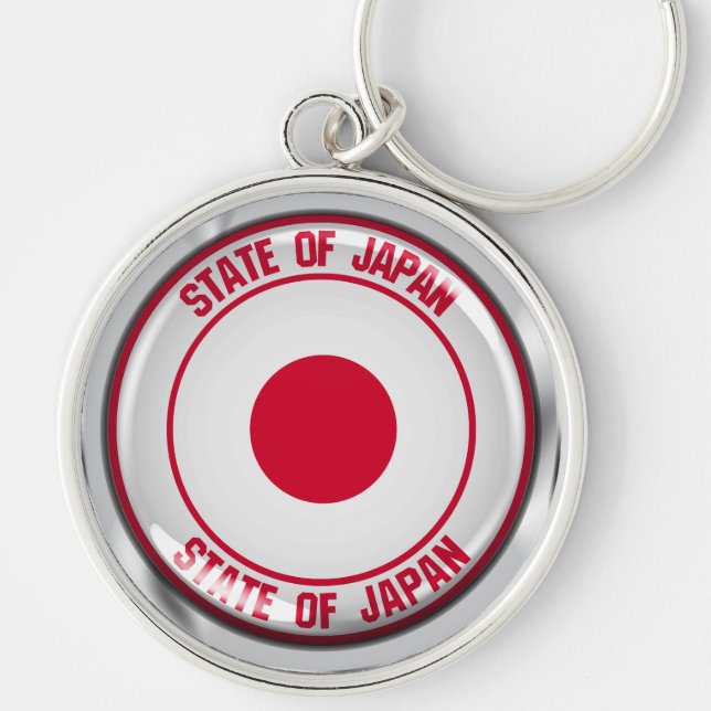 Chaveiro Japão Round Emblem (Frente)