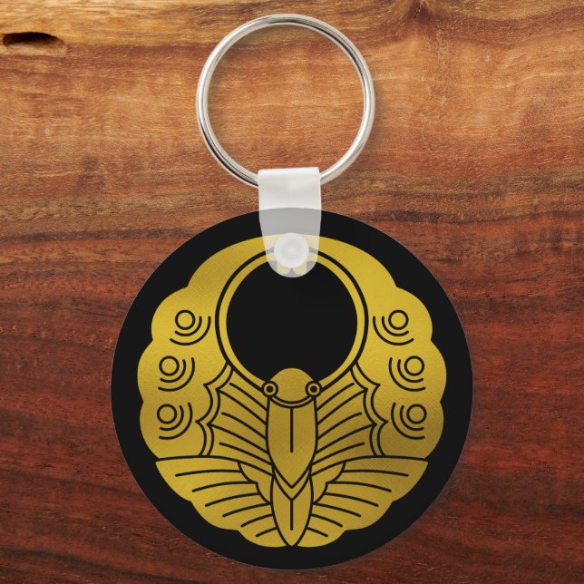 Chaveiro Japonês Family Crest-Butterfly (Frente)