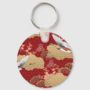 Chaveiro Japonês Kimono Cherry Blossoms