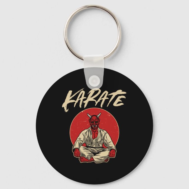 Chaveiro Japonês Oni Demon - Karate Gift (Frente)