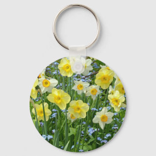 Chaveiro Jardim amarelo bonito do daffodil