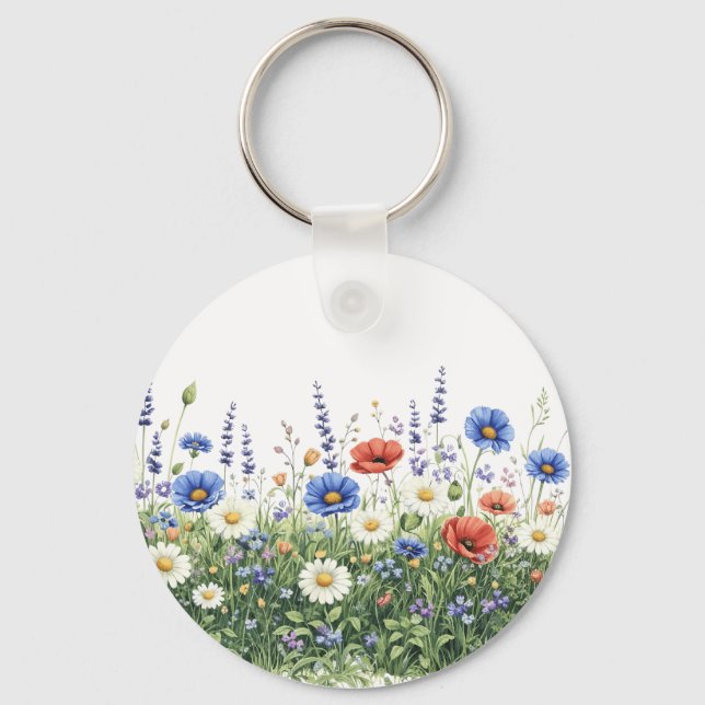 Chaveiro jardim botânico de flores silvestres (Frente)