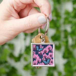 Chaveiro Jardim Botânico de Orquídeas com Borboletas