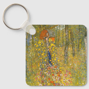 Chaveiro Jardim da Fazenda com Crucifixo de Gustav Klimt