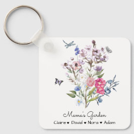 Chaveiro Jardim da mamãe personalizada