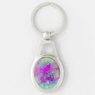 Chaveiro JARDIM DAS SOMBRAS PERDIDAS - violeta roxa rosa