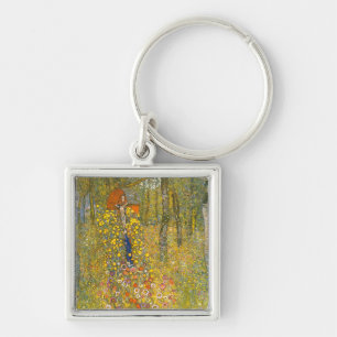 Chaveiro Jardim de Fazenda Gustav Klimt com Crucifix
