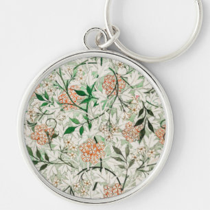 Chaveiro Jardim de Jasmin de William Morris Flor Clássica