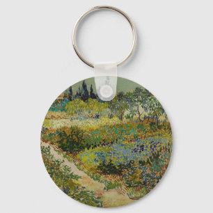 Chaveiro Jardim de Van Gogh em Arles Impressionista Floral