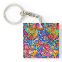 Jardim de Verão Moderno Colorido abstrato