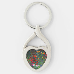 Chaveiro Jardim Flor Gustav Klimt