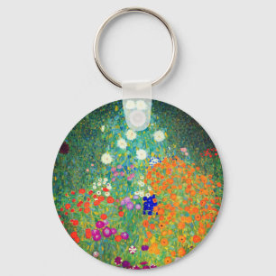 Chaveiro Jardim Flor Gustav Klimt