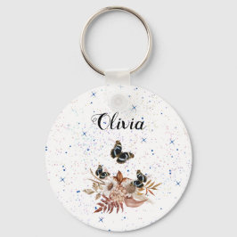 Chaveiro jardim floral