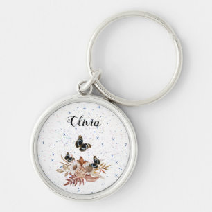 Chaveiro jardim floral