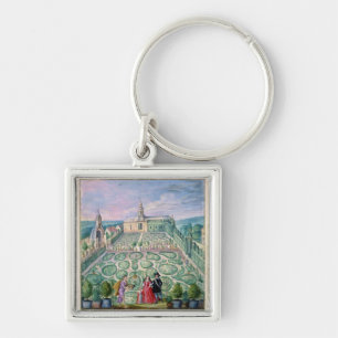Chaveiro Jardim holandês, 1650 (w/c no papel)