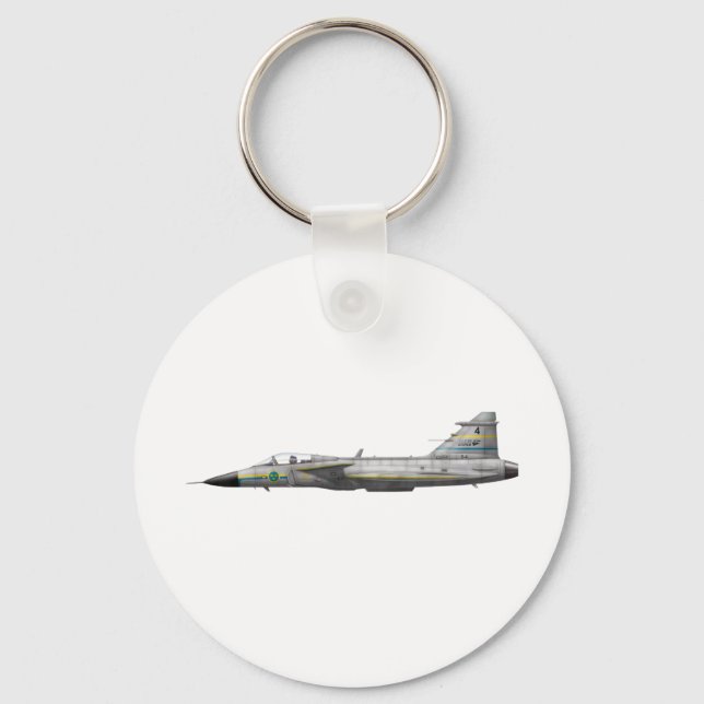Chaveiro Jas 39 Gripen (Frente)