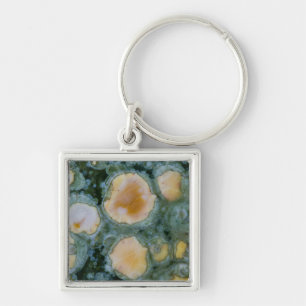 Chaveiro Jasper Oceano Manchado