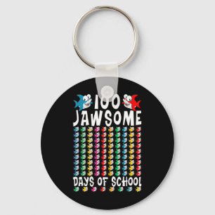 Chaveiro Jawsome Days Of School Shark 100th Day Of School T