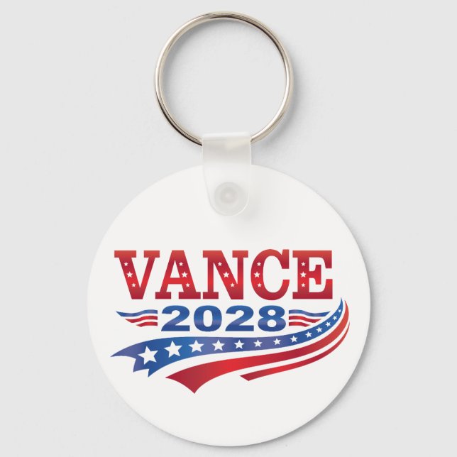 Chaveiro JD Vance Presidente 2028 (Frente)