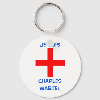 Chaveiro je suis charles martel crusader cross