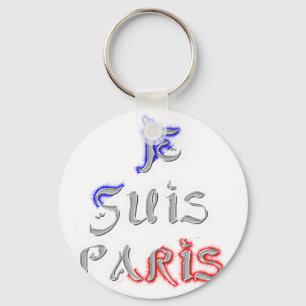 Chaveiro Je Suis Paris Eu amo Paris