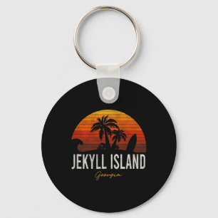 Chaveiro Jekyll Island Beach Georgia Ga Palms Surf de féria