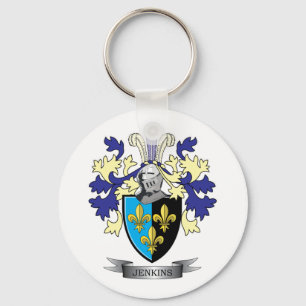 Chaveiro Jenkins Family Crest Casaco de Armas