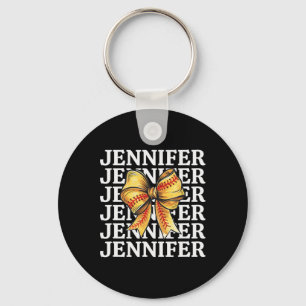 Chaveiro Jennifer Personalizado Coquette Laço Macio Moda